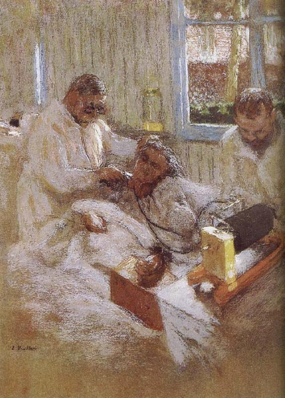 Edouard Vuillard The doctor and pat oil painting picture